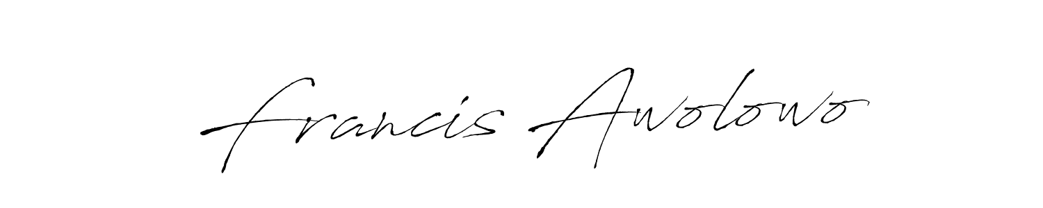 How to make Francis Awolowo signature? Antro_Vectra is a professional autograph style. Create handwritten signature for Francis Awolowo name. Francis Awolowo signature style 6 images and pictures png