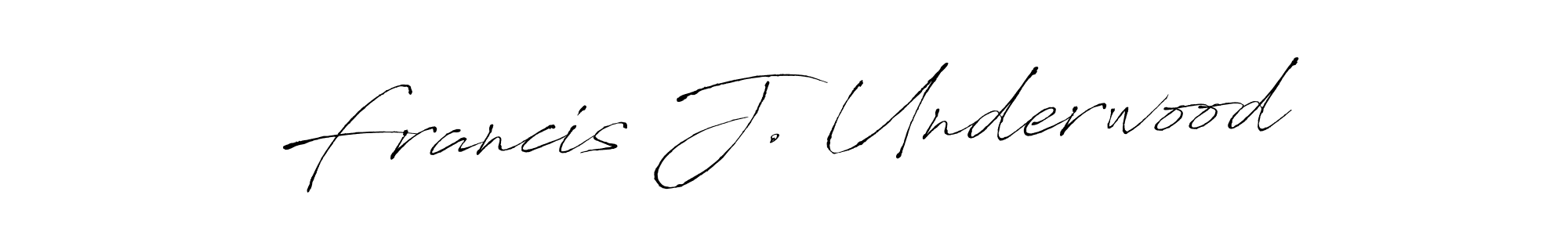 Design your own signature with our free online signature maker. With this signature software, you can create a handwritten (Antro_Vectra) signature for name Francis J. Underwood. Francis J. Underwood signature style 6 images and pictures png