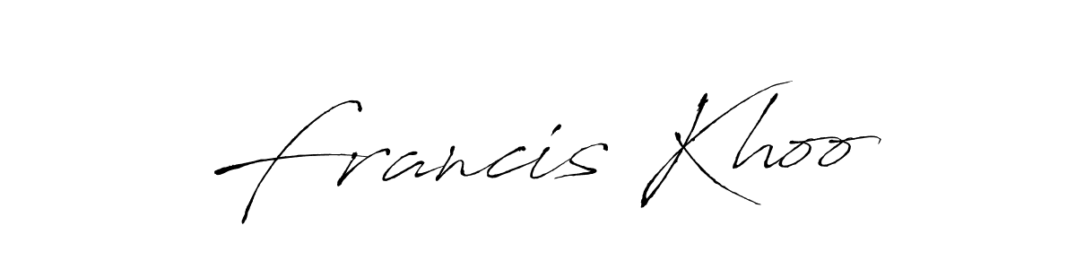 How to Draw Francis Khoo signature style? Antro_Vectra is a latest design signature styles for name Francis Khoo. Francis Khoo signature style 6 images and pictures png
