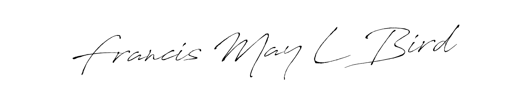 How to make Francis May L Bird signature? Antro_Vectra is a professional autograph style. Create handwritten signature for Francis May L Bird name. Francis May L Bird signature style 6 images and pictures png