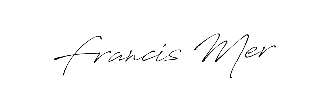 You should practise on your own different ways (Antro_Vectra) to write your name (Francis Mer) in signature. don't let someone else do it for you. Francis Mer signature style 6 images and pictures png