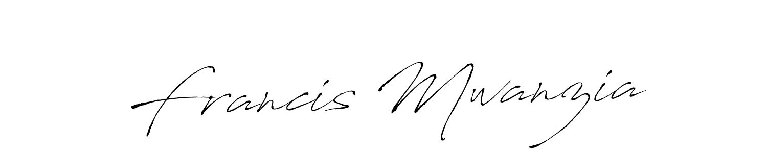 How to make Francis Mwanzia name signature. Use Antro_Vectra style for creating short signs online. This is the latest handwritten sign. Francis Mwanzia signature style 6 images and pictures png