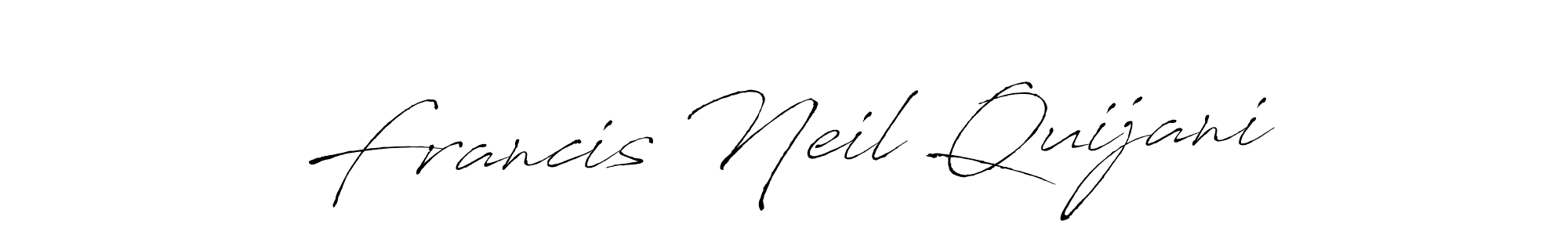 You can use this online signature creator to create a handwritten signature for the name Francis Neil Quijani. This is the best online autograph maker. Francis Neil Quijani signature style 6 images and pictures png