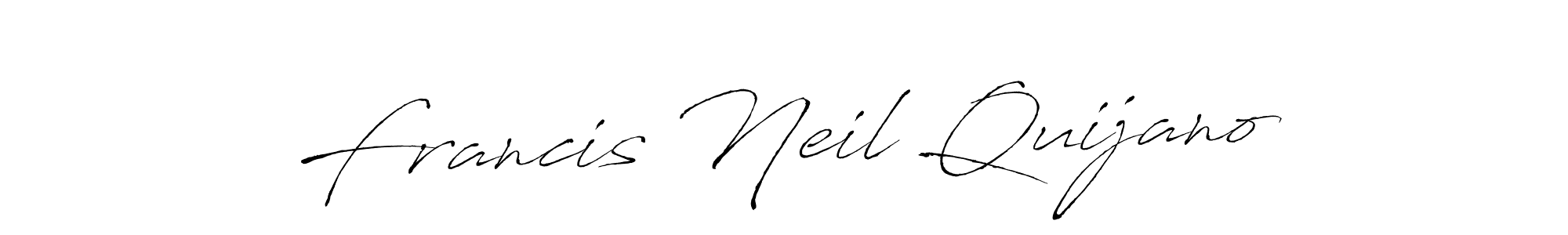 You can use this online signature creator to create a handwritten signature for the name Francis Neil Quijano. This is the best online autograph maker. Francis Neil Quijano signature style 6 images and pictures png