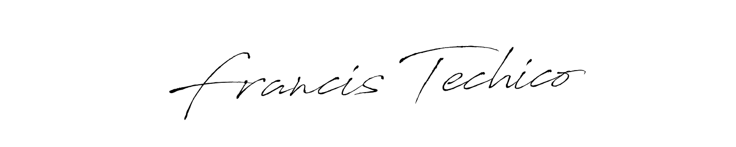 You should practise on your own different ways (Antro_Vectra) to write your name (Francis Techico) in signature. don't let someone else do it for you. Francis Techico signature style 6 images and pictures png
