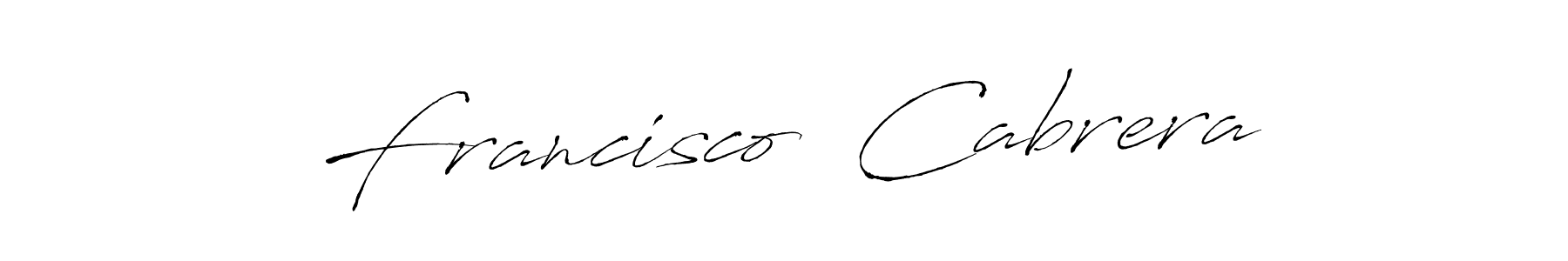 Antro_Vectra is a professional signature style that is perfect for those who want to add a touch of class to their signature. It is also a great choice for those who want to make their signature more unique. Get Francisco  Cabrera name to fancy signature for free. Francisco  Cabrera signature style 6 images and pictures png