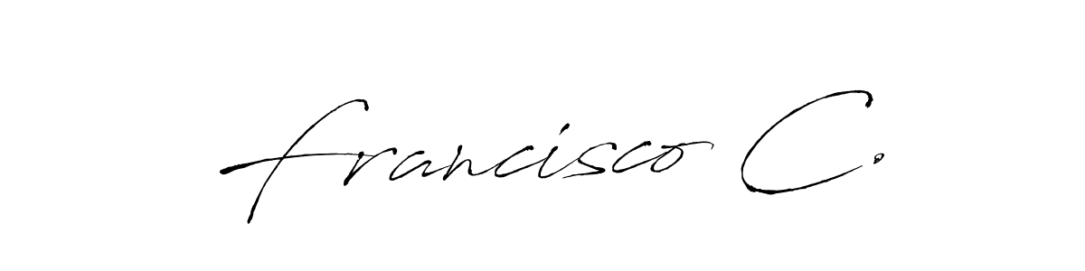 Best and Professional Signature Style for Francisco C.. Antro_Vectra Best Signature Style Collection. Francisco C. signature style 6 images and pictures png