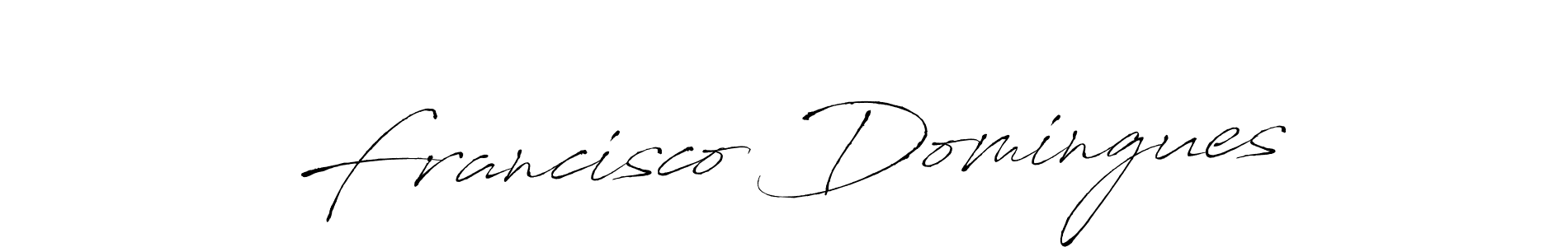 Make a beautiful signature design for name Francisco Domingues. With this signature (Antro_Vectra) style, you can create a handwritten signature for free. Francisco Domingues signature style 6 images and pictures png