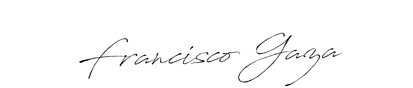 Also we have Francisco Gaza name is the best signature style. Create professional handwritten signature collection using Antro_Vectra autograph style. Francisco Gaza signature style 6 images and pictures png