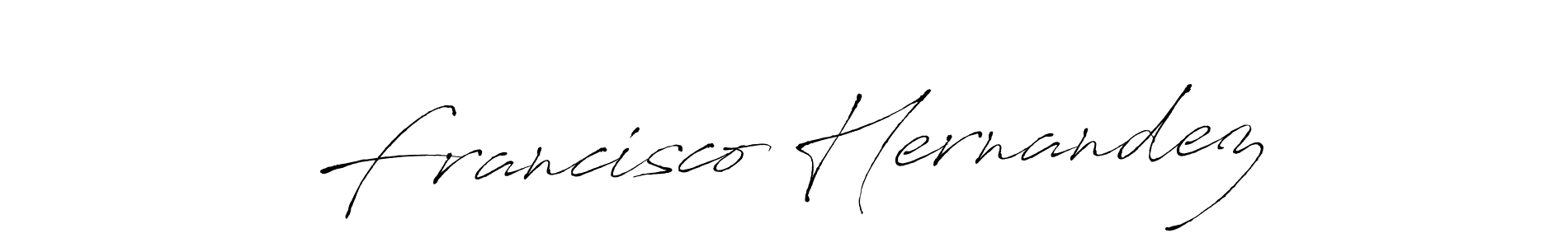 Create a beautiful signature design for name Francisco Hernandez. With this signature (Antro_Vectra) fonts, you can make a handwritten signature for free. Francisco Hernandez signature style 6 images and pictures png