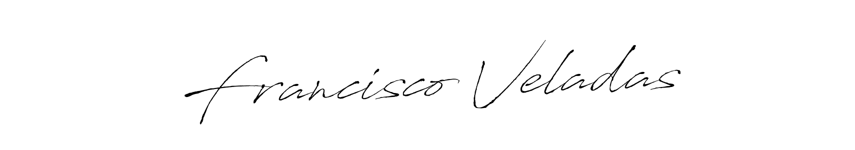 Create a beautiful signature design for name Francisco Veladas. With this signature (Antro_Vectra) fonts, you can make a handwritten signature for free. Francisco Veladas signature style 6 images and pictures png