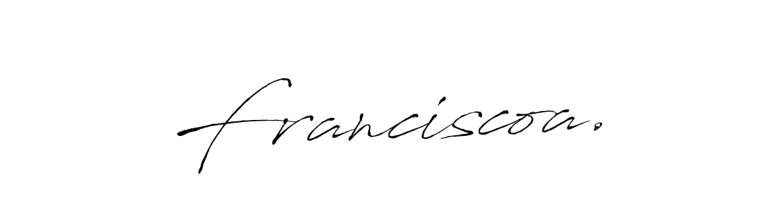 Also You can easily find your signature by using the search form. We will create Franciscoa. name handwritten signature images for you free of cost using Antro_Vectra sign style. Franciscoa. signature style 6 images and pictures png