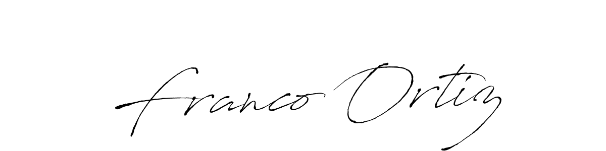 Antro_Vectra is a professional signature style that is perfect for those who want to add a touch of class to their signature. It is also a great choice for those who want to make their signature more unique. Get Franco Ortiz name to fancy signature for free. Franco Ortiz signature style 6 images and pictures png