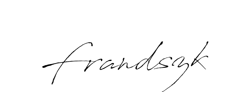Also You can easily find your signature by using the search form. We will create Frandszk name handwritten signature images for you free of cost using Antro_Vectra sign style. Frandszk signature style 6 images and pictures png