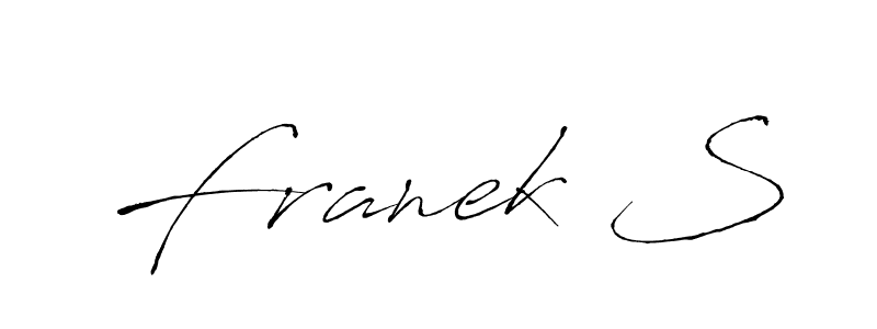 Make a beautiful signature design for name Franek S. Use this online signature maker to create a handwritten signature for free. Franek S signature style 6 images and pictures png
