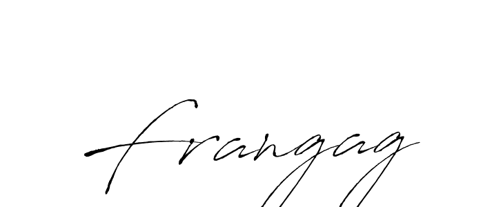 Design your own signature with our free online signature maker. With this signature software, you can create a handwritten (Antro_Vectra) signature for name Frangag. Frangag signature style 6 images and pictures png