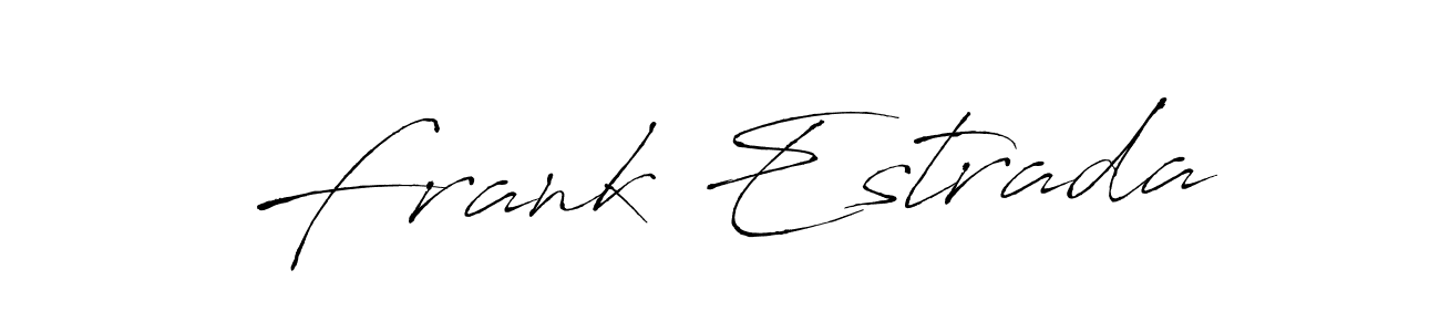 Make a beautiful signature design for name Frank Estrada. With this signature (Antro_Vectra) style, you can create a handwritten signature for free. Frank Estrada signature style 6 images and pictures png