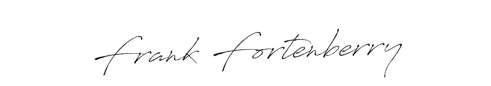 Create a beautiful signature design for name Frank Fortenberry. With this signature (Antro_Vectra) fonts, you can make a handwritten signature for free. Frank Fortenberry signature style 6 images and pictures png