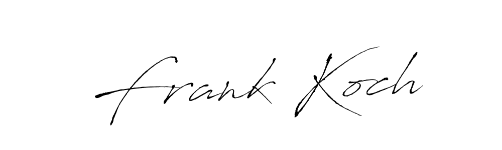 Antro_Vectra is a professional signature style that is perfect for those who want to add a touch of class to their signature. It is also a great choice for those who want to make their signature more unique. Get Frank Koch name to fancy signature for free. Frank Koch signature style 6 images and pictures png