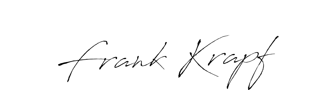 How to make Frank Krapf name signature. Use Antro_Vectra style for creating short signs online. This is the latest handwritten sign. Frank Krapf signature style 6 images and pictures png