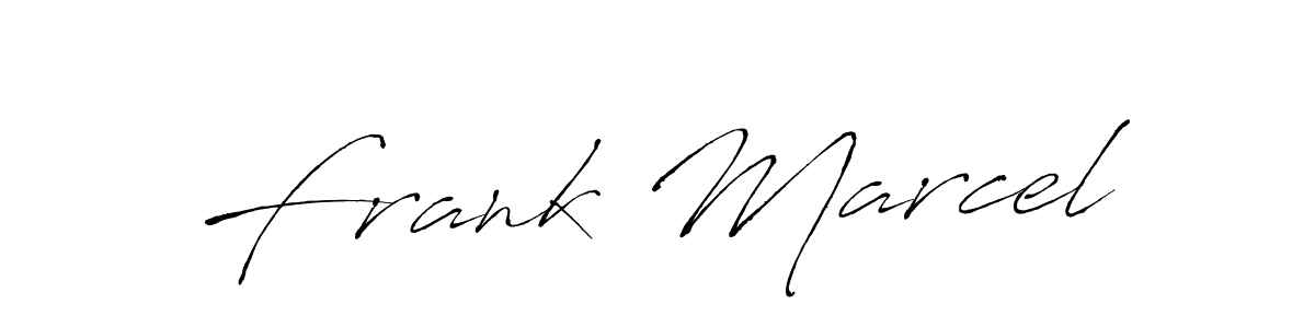 Use a signature maker to create a handwritten signature online. With this signature software, you can design (Antro_Vectra) your own signature for name Frank Marcel. Frank Marcel signature style 6 images and pictures png