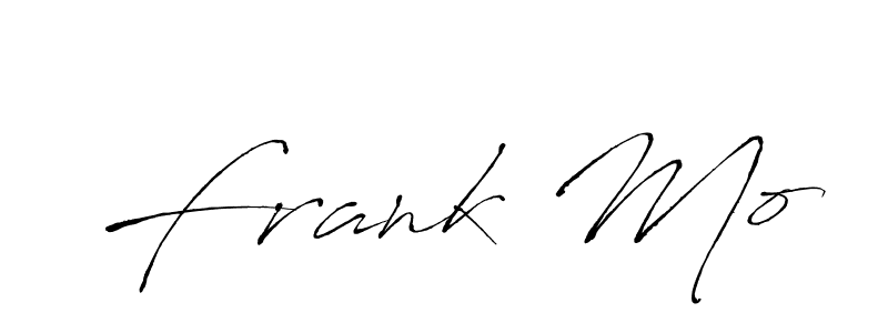 How to make Frank Mo signature? Antro_Vectra is a professional autograph style. Create handwritten signature for Frank Mo name. Frank Mo signature style 6 images and pictures png