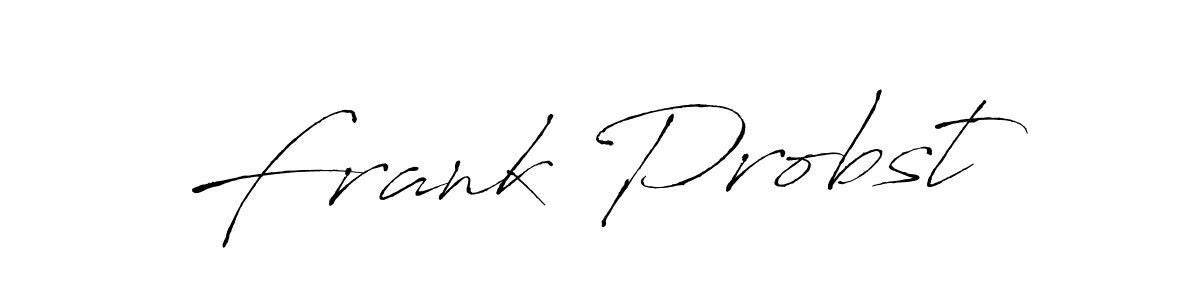 How to make Frank Probst name signature. Use Antro_Vectra style for creating short signs online. This is the latest handwritten sign. Frank Probst signature style 6 images and pictures png