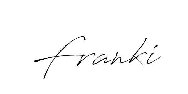 if you are searching for the best signature style for your name Franki. so please give up your signature search. here we have designed multiple signature styles  using Antro_Vectra. Franki signature style 6 images and pictures png