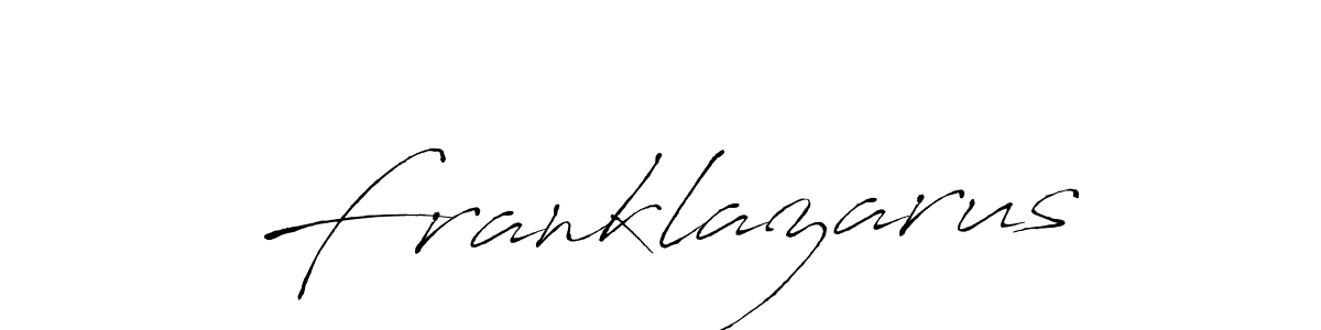 Antro_Vectra is a professional signature style that is perfect for those who want to add a touch of class to their signature. It is also a great choice for those who want to make their signature more unique. Get Franklazarus name to fancy signature for free. Franklazarus signature style 6 images and pictures png