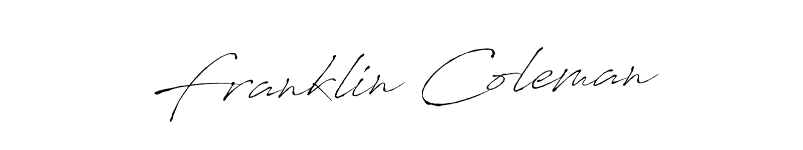 You should practise on your own different ways (Antro_Vectra) to write your name (Franklin Coleman) in signature. don't let someone else do it for you. Franklin Coleman signature style 6 images and pictures png