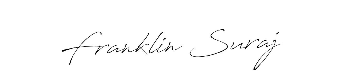 It looks lik you need a new signature style for name Franklin Suraj. Design unique handwritten (Antro_Vectra) signature with our free signature maker in just a few clicks. Franklin Suraj signature style 6 images and pictures png