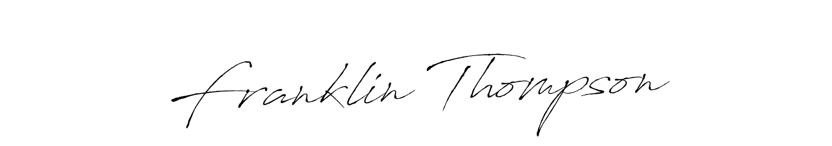 How to make Franklin Thompson name signature. Use Antro_Vectra style for creating short signs online. This is the latest handwritten sign. Franklin Thompson signature style 6 images and pictures png