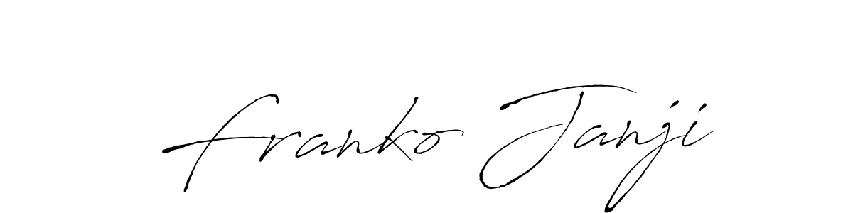 The best way (Antro_Vectra) to make a short signature is to pick only two or three words in your name. The name Franko Janji include a total of six letters. For converting this name. Franko Janji signature style 6 images and pictures png
