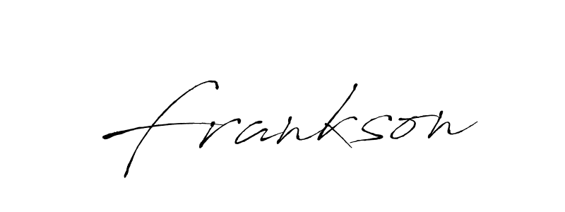 The best way (Antro_Vectra) to make a short signature is to pick only two or three words in your name. The name Frankson include a total of six letters. For converting this name. Frankson signature style 6 images and pictures png