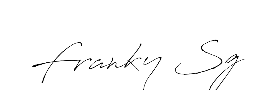 Design your own signature with our free online signature maker. With this signature software, you can create a handwritten (Antro_Vectra) signature for name Franky Sg. Franky Sg signature style 6 images and pictures png