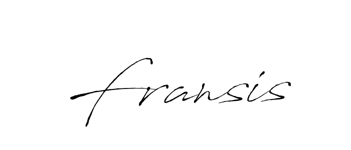 The best way (Antro_Vectra) to make a short signature is to pick only two or three words in your name. The name Fransis include a total of six letters. For converting this name. Fransis signature style 6 images and pictures png