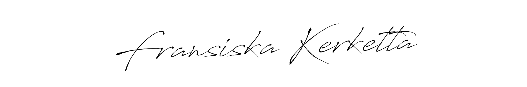 Fransiska Kerketta stylish signature style. Best Handwritten Sign (Antro_Vectra) for my name. Handwritten Signature Collection Ideas for my name Fransiska Kerketta. Fransiska Kerketta signature style 6 images and pictures png