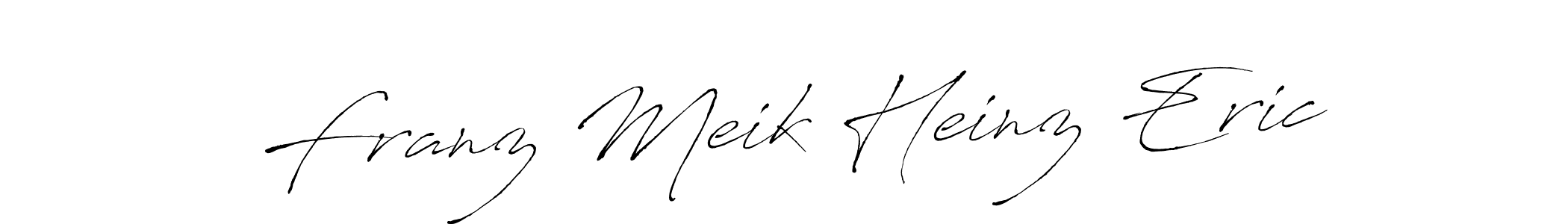 It looks lik you need a new signature style for name Franz Meik Heinz Eric. Design unique handwritten (Antro_Vectra) signature with our free signature maker in just a few clicks. Franz Meik Heinz Eric signature style 6 images and pictures png