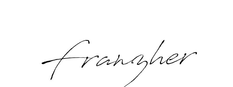 How to make Franzher name signature. Use Antro_Vectra style for creating short signs online. This is the latest handwritten sign. Franzher signature style 6 images and pictures png