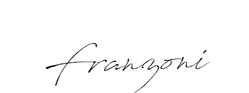 Franzoni stylish signature style. Best Handwritten Sign (Antro_Vectra) for my name. Handwritten Signature Collection Ideas for my name Franzoni. Franzoni signature style 6 images and pictures png