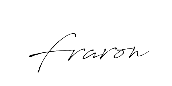 Fraron stylish signature style. Best Handwritten Sign (Antro_Vectra) for my name. Handwritten Signature Collection Ideas for my name Fraron. Fraron signature style 6 images and pictures png