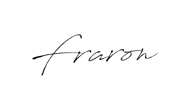 Design your own signature with our free online signature maker. With this signature software, you can create a handwritten (Antro_Vectra) signature for name Fraron. Fraron signature style 6 images and pictures png