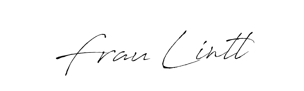 Antro_Vectra is a professional signature style that is perfect for those who want to add a touch of class to their signature. It is also a great choice for those who want to make their signature more unique. Get Frau Lintl name to fancy signature for free. Frau Lintl signature style 6 images and pictures png