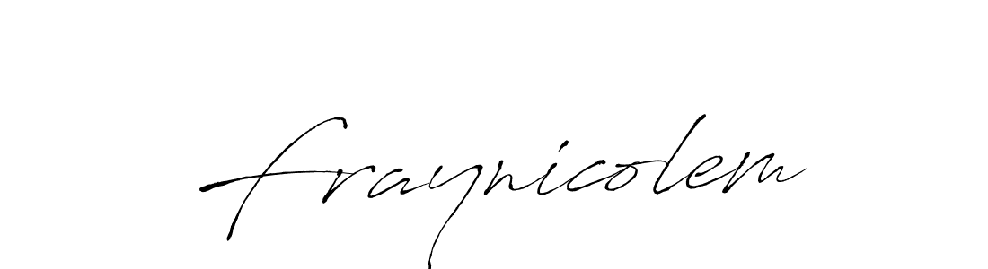 How to make Fraynicolem signature? Antro_Vectra is a professional autograph style. Create handwritten signature for Fraynicolem name. Fraynicolem signature style 6 images and pictures png