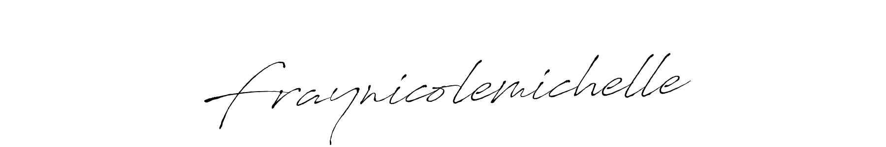 You should practise on your own different ways (Antro_Vectra) to write your name (Fraynicolemichelle) in signature. don't let someone else do it for you. Fraynicolemichelle signature style 6 images and pictures png