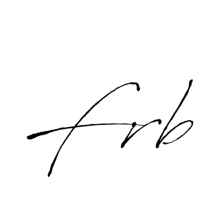 You should practise on your own different ways (Antro_Vectra) to write your name (Frb) in signature. don't let someone else do it for you. Frb signature style 6 images and pictures png