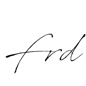 How to make Frd signature? Antro_Vectra is a professional autograph style. Create handwritten signature for Frd name. Frd signature style 6 images and pictures png