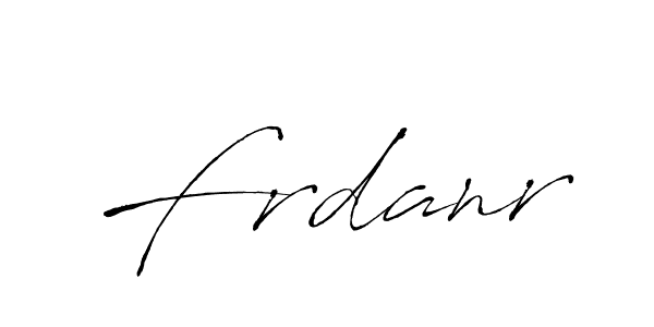 Frdanr stylish signature style. Best Handwritten Sign (Antro_Vectra) for my name. Handwritten Signature Collection Ideas for my name Frdanr. Frdanr signature style 6 images and pictures png