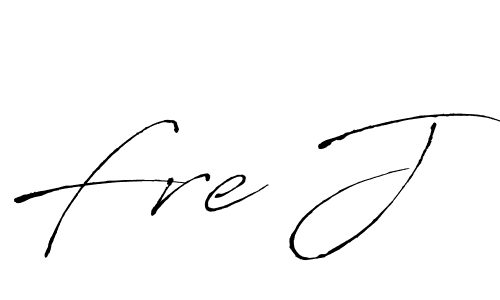 You should practise on your own different ways (Antro_Vectra) to write your name (Fre J) in signature. don't let someone else do it for you. Fre J signature style 6 images and pictures png