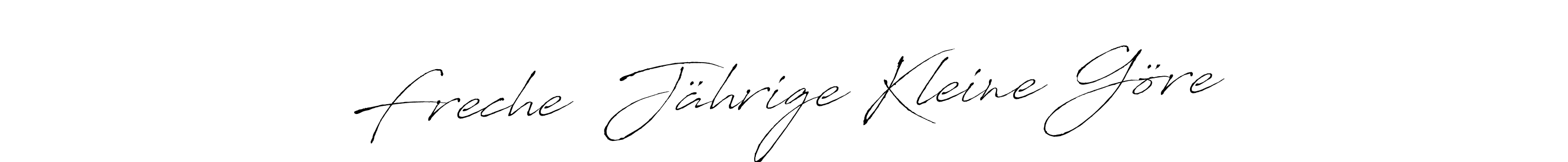 Antro_Vectra is a professional signature style that is perfect for those who want to add a touch of class to their signature. It is also a great choice for those who want to make their signature more unique. Get Freche  Jährige Kleine Göre name to fancy signature for free. Freche  Jährige Kleine Göre signature style 6 images and pictures png